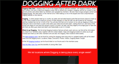 Desktop Screenshot of doggingafterdark.com